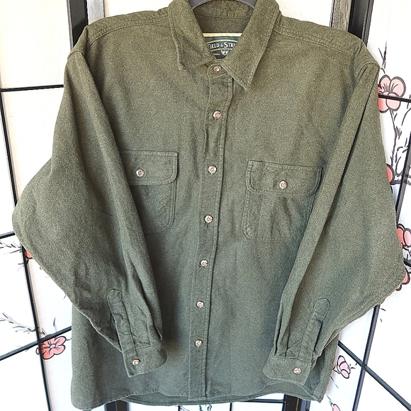 Field & Stream Other - Field & Stream Sea Green Lightweight Long Sleeve Shirt Jacket Size XL